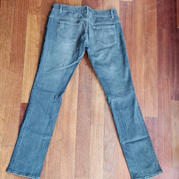 Forever 21 Gray Straight Leg Jeans Size 7 - Picture 11 of 16